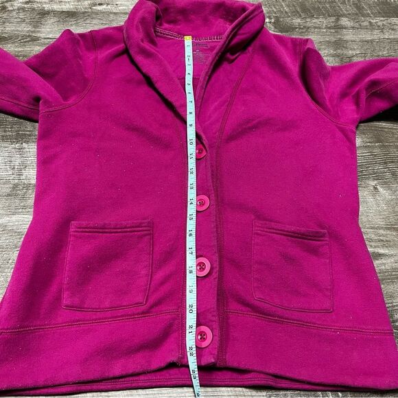 LL Bean Button Front Coat Size Medium - Picture 8 of 8